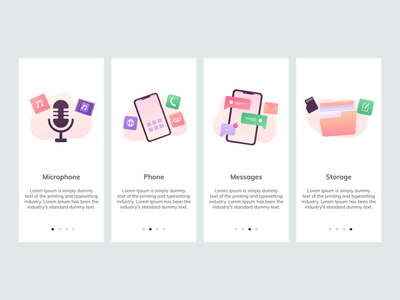 Android 应用程序权限图-设置 2(Android App Permission illustration - Set 2)