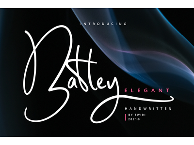 Batley 优雅的手写字体(Batley Elegant Handwritten Font)