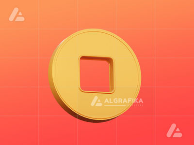 3d 中国新年对象金币(3d chinese new year object gold coin)