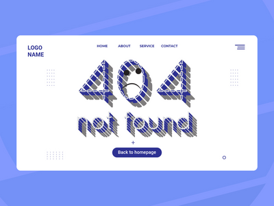 404 错误页面设计，网页模板(404 Error page design, web template)
