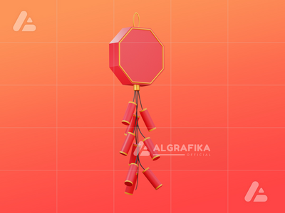 3d 中国新年对象鞭炮(3d chinese new year object firecrackers)