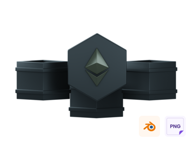 盒子和 Eth 3D 图标(Boxes & Eth 3D Icon)
