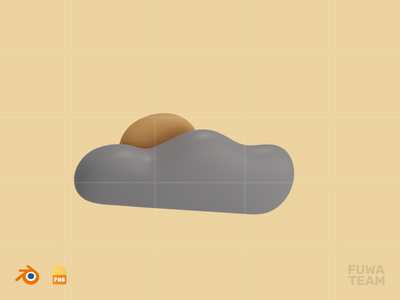 阴天 - 3D 旅行和假期插图包(Cloudy Day - 3D Travel & Holiday Illustration Pack)