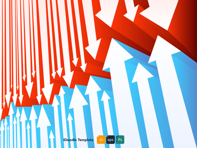 箭头背景 3(Arrows background 3)