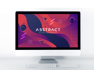 抽象现代彩色背景(Abstract modern Colorful background)