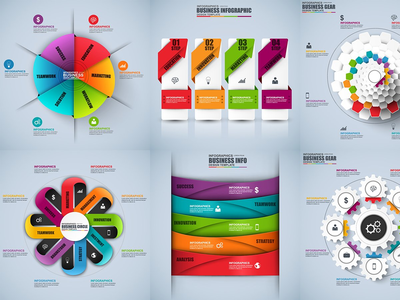抽象数字信息图表(Abstract Digital Infographics)
