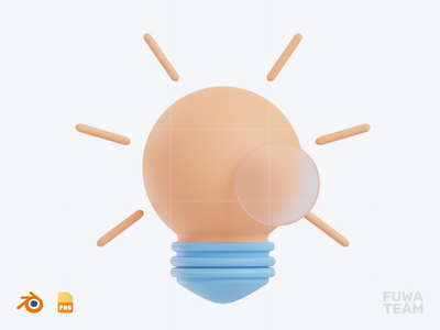 创意 - 启动和 SaaS 图标包（正面）(Creative Idea - Startup and SaaS Icon Pack (front))