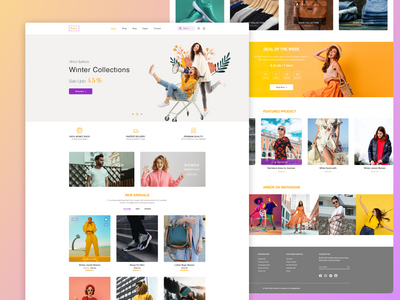 Arbor 时尚登陆页面 UI 2.0(Arbor Fashion Landing Page UI 2.0)