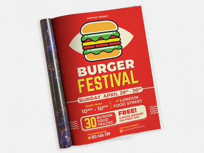 汉堡节 #01 广告杂志(Burger Festival #01 Ads Magazine)