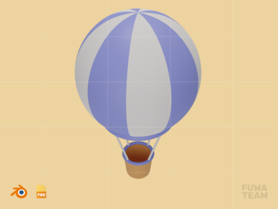 气球 - 3D 旅行和假期插图包(Air Balloon - 3D Travel & Holiday Illustration Pack)