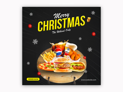 圣诞节社交媒体帖子(Christmas social media post)