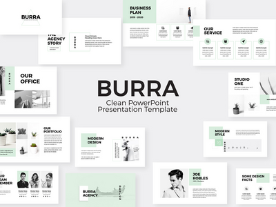 Burra - 清洁简单的PowerPoint演示模板(Burra - Clean Simple PowerPoint Presentation Template)