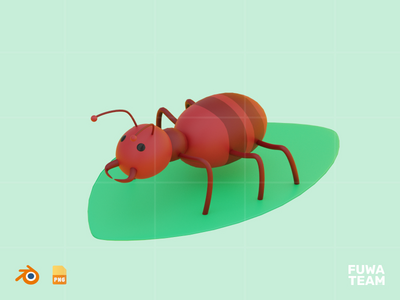 蚂蚁 - 可爱的 3D 动物(Ant - Cute 3D Animal)