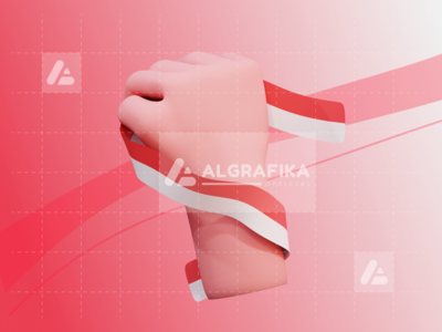 印度尼西亚独立日手势 3D(3D Hand Gesture Independence Day Of Indonesia)