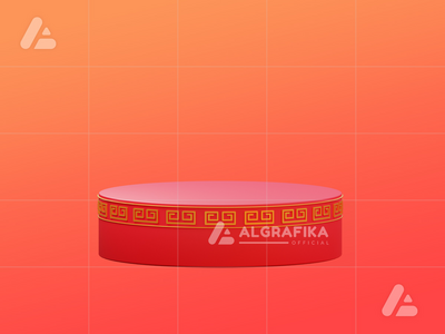 3d 中国新年对象大讲台(3d chinese new year object large podium)
