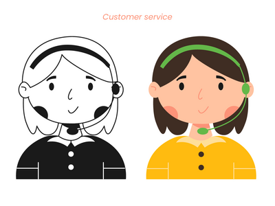 客服头像(Customer service Avatar)