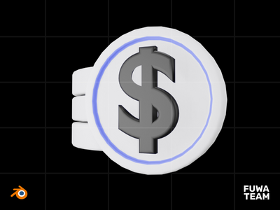 硬币 - 3D 未来主义游戏项目(Coins - 3D Futuristic game item)