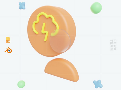 头脑风暴-3D 商业和金融图标包(Brainstorm - 3D Business and Finance icon pack)