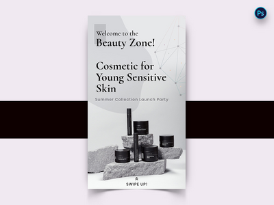 美容社交媒体帖子模板(Beauty Social Media Post Template)