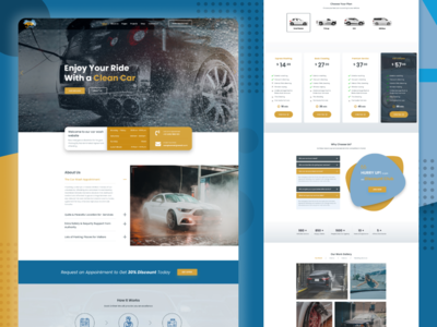 洗车网站(Car Wash Website)