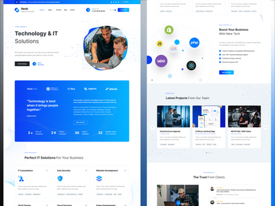 企业数字代理网站模板(Corporate Digital Agency Web Template)