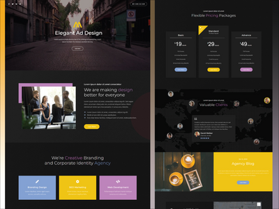 广告代理网站模板(Ad Agency Web Template)