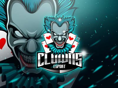 小丑 - 吉祥物和电子竞技标志(Clowns - Mascot & Esport Logo)