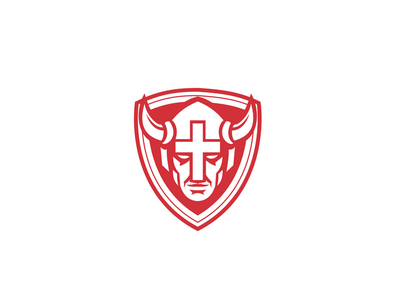 基督教维京盾吉祥物(Christian Viking Shield Mascot)