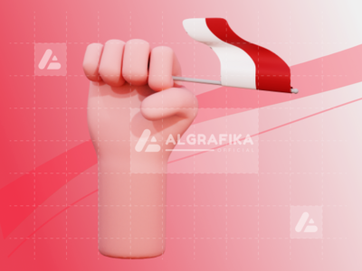 印度尼西亚独立日手势 3D(3D Hand Gesture Independence Day Of Indonesia)
