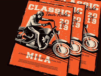 经典骑行传单(Classic Riding Flyer)