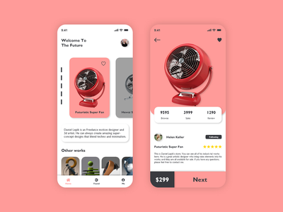 3D风扇设计UI(3D Fan Design UI)