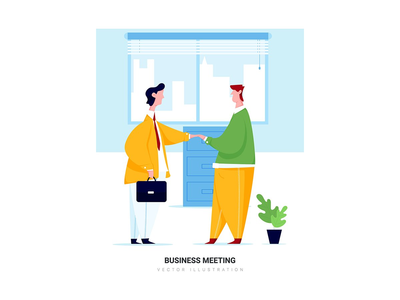 商务会议-商务矢量场景(Business Meeting - Business Vector Scenes)