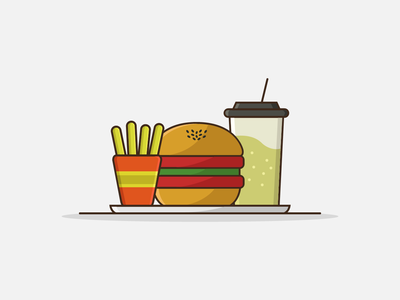 卡通插图饮料三明治(Cartoon illustrated drink sandwich)