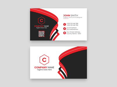 企业创意现代专业名片设计模板(Corporate Creative Modern Professional Business Card Design Template)