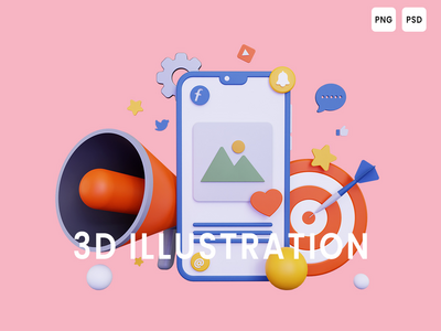 带扬声器的 3d 移动营销(3d Mobile marketing with loudspeaker)