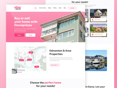 买卖物业代理登陆页面(Buy and Sale Property Agent Landing Page)