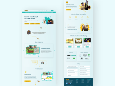 CodeCombet 网站重新设计概念(CodeCombet Website Redesign Concept)
