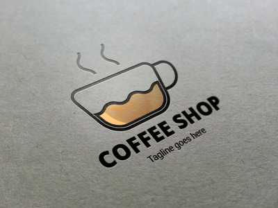 咖啡店标志模板(Coffee Shop Logo Template)