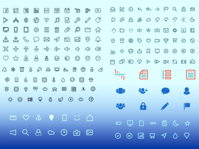 精心制作的图标包以供经常使用。(Crafted icon pack for regular use.)