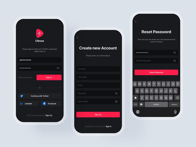 身份验证-游戏流移动 UI 概念(Authentication - Game Streaming mobile UI concept)