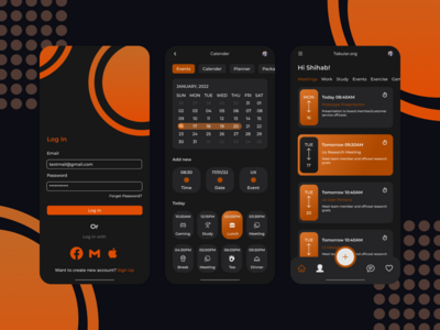 日历应用程序设计(Calendar App design)