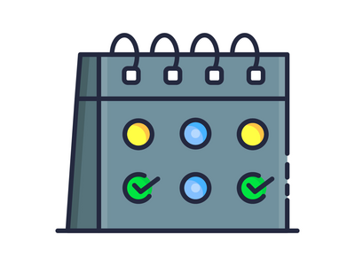 日历计划图标(Calendar Planner Icon)