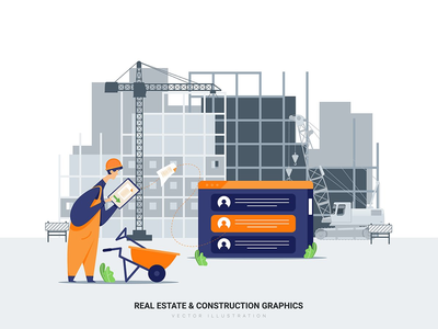 发送短信的建筑工人(Construction worker sending a text message)