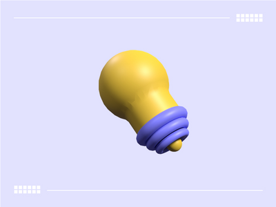 3D 灯插图(3D Lamp Illustration)