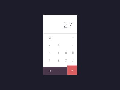 计算器应用程序(Calculator App)