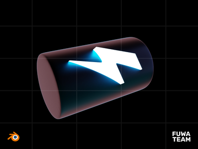 黑暗插图包中的 3D 游戏属性发光 - 能量(3D Game attribute glow in the dark illustration pack - Energy)