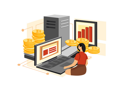 区块链平台-主网插图概念(Blockchain Platform - Mainnet Illustration Concept)