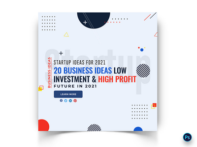 商业社交媒体帖子模板(Business Social Media Post Template)