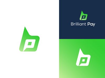 B 和 P 字母现代标志设计模板(B and P letter modern logo design template)