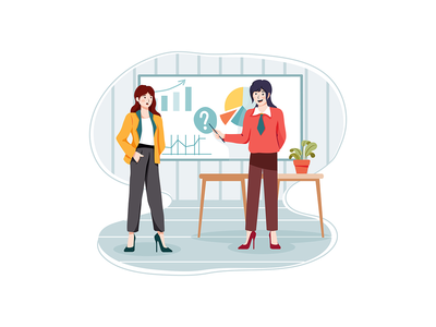 业务规划插图概念(Business Planning illustration concept)